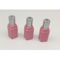Mini -lippenstiftbuis lege buis vierkant roze buis